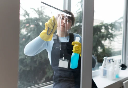 Nettoyage de vitres intérieures et extérieures à Courrensan